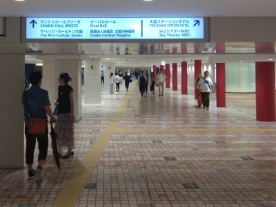 JR環状線「大阪駅（桜橋出口）」からのアクセス（地下）写真5